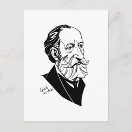 Postal Camille Saint-Saëns