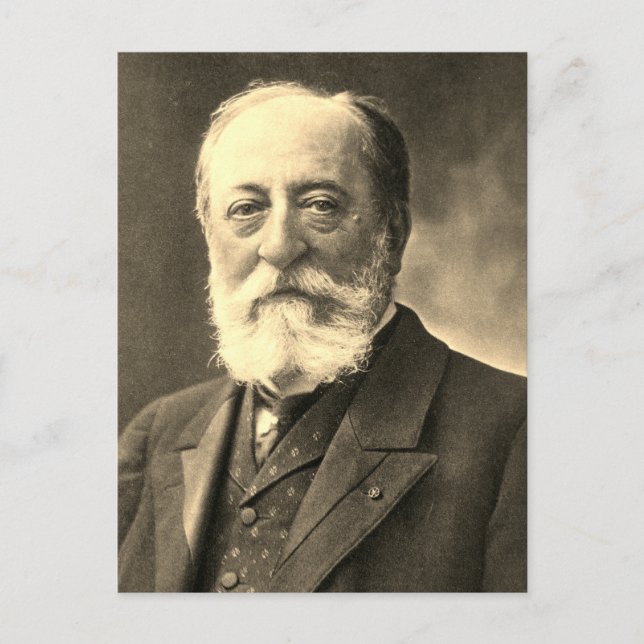 Postal Camille Saint-Saëns (Nadar, fotógrafo) (Anverso)