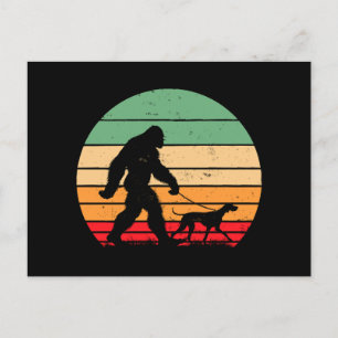 Postal Caminando a pie grande Alemania Shorthal Pointer D