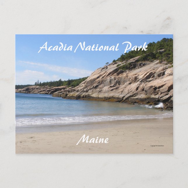 Postal Caminando por la costa (Anverso)