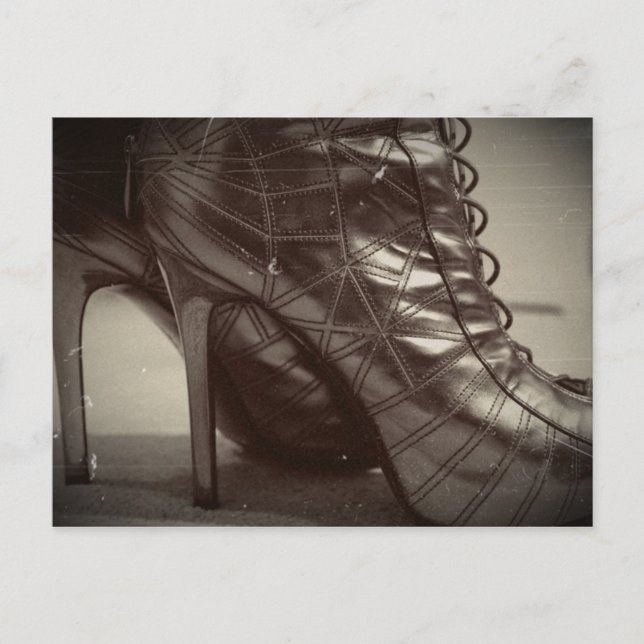 Postal Caminar en mis zapatos (Anverso)