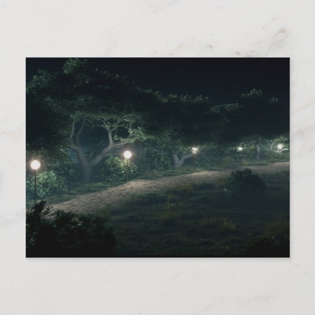 Postal Caminar Por La Postcard De Woods 2009 (Anverso)