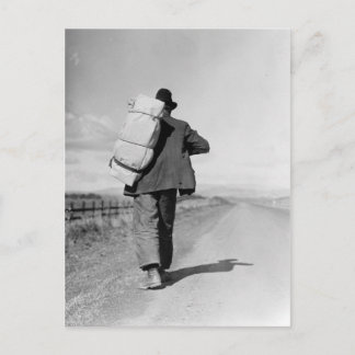 Postal Caminata de inmigrantes - 1935