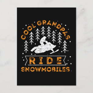 Postal Caminata de nieve - Los abuelitos de Guay viajan e