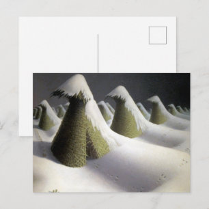 Postal Caminata silenciosa de invierno, enero de Grant Wo