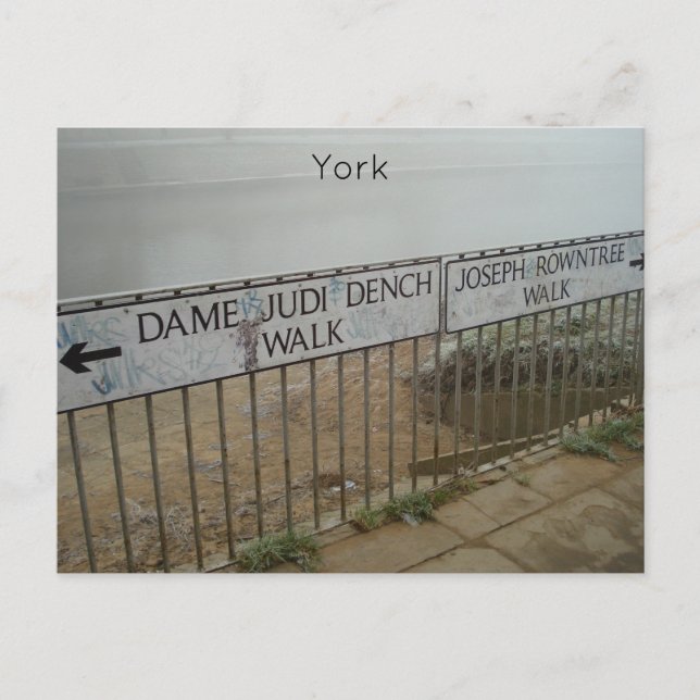 Postal Caminatas de York (Anverso)