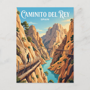 Postal Caminito del Rey España