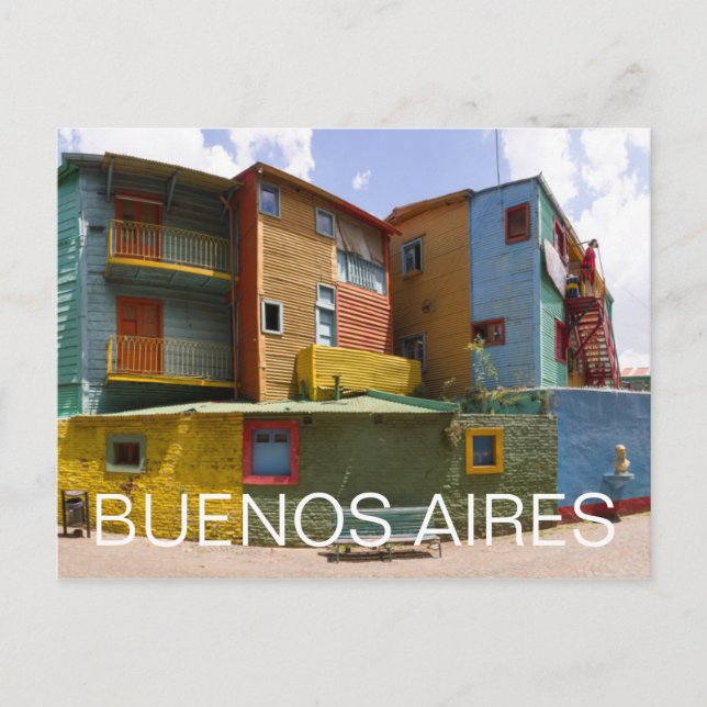 Postal Caminito, La Boca, Buenos Aires (Anverso)