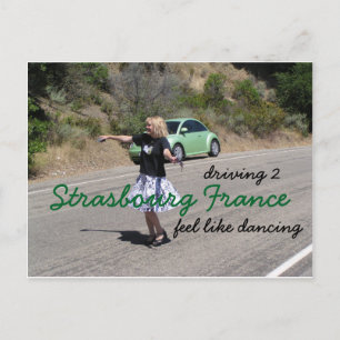 Postal Camino a Estrasburgo Francia