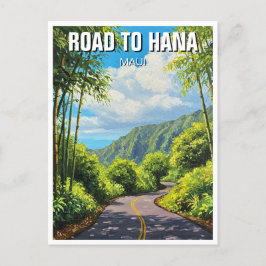 Postal Camino a Hana Maui Hawaii Travel
