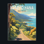 Postal Camino a Hana Maui Hawaii Viaje de arte<br><div class="desc">Camino a Hana en un estilo de arte vector. La autopista Hana está a 100 metros de distancia de las carreteras Hawaii 36 y 360,  que conectan Kahului con la ciudad de Hana,  en el este de Maui.</div>
