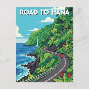 Postal Camino a Hana Maui Hawaii Viajes