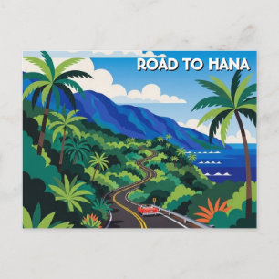 Postal Camino a Hana Maui Viajes a Hawaii
