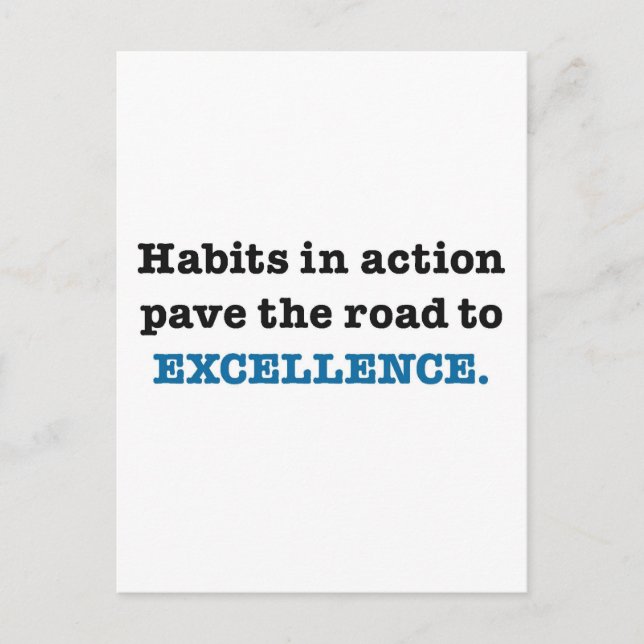 Postal Camino a la exelencia (Anverso)