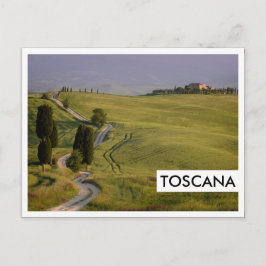Postal Camino a Terrapille en la Toscana