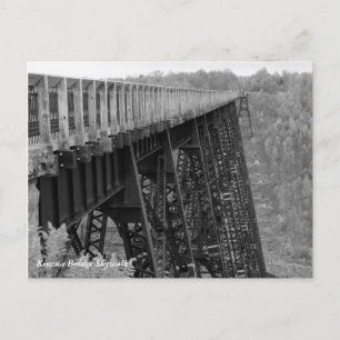 Postal Camino aéreo del puente Kinzua