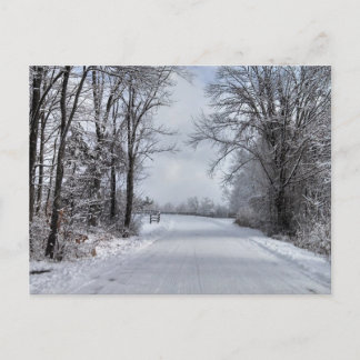 Postal Camino al invierno