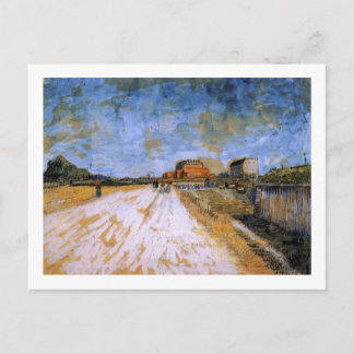 Postal Camino al lado de París Ramparts Van Gogh Bella Ar
