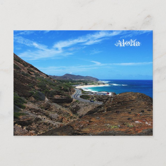 Postal camino al paraíso (Anverso)