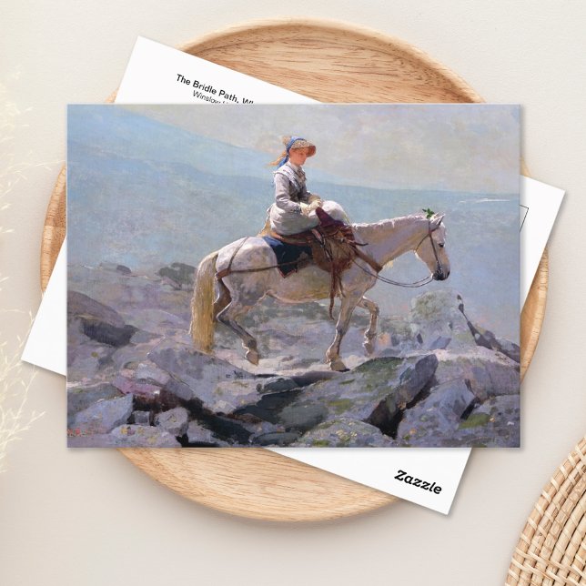 Postal Camino Brillante Montañas Blancas Winslow Homer (Subido por el creador)