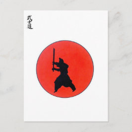 Postal Camino Bushido Del Guerrero Japonés