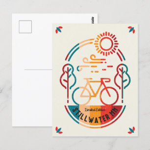 Postal Camino de ciclismo Minnesota Retro Stillwater