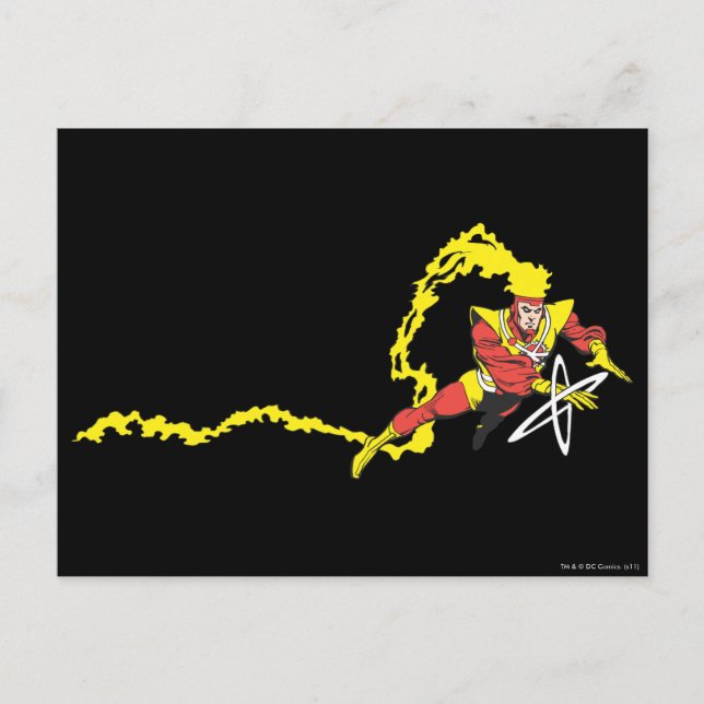 Postal Camino de Firestorm de las llamas (Anverso)