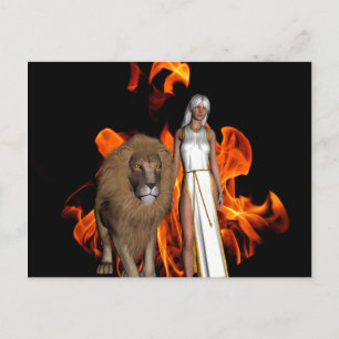 Postal Camino de fuego