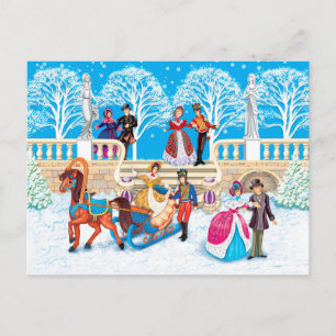 Postal Camino de invierno