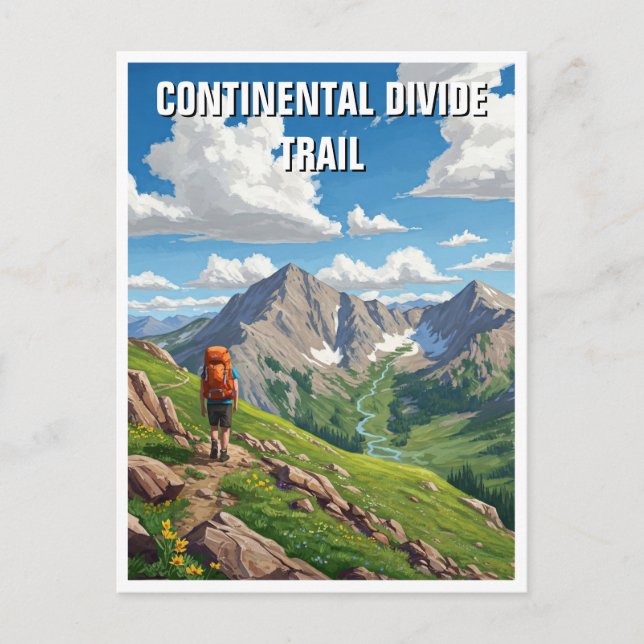 Postal Camino de la División Continental (Anverso)