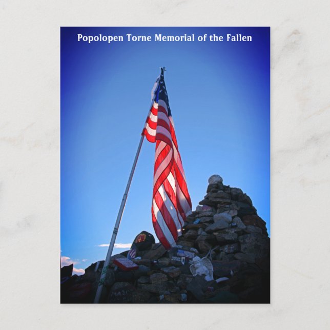 Postal Camino de los caídos, condado de Naranja Nueva Yor (Anverso)