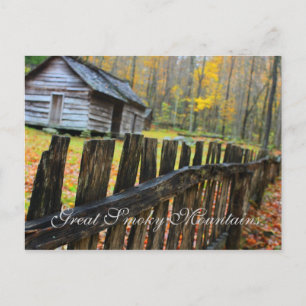 Postal Camino de motor de la horquilla hacia casa