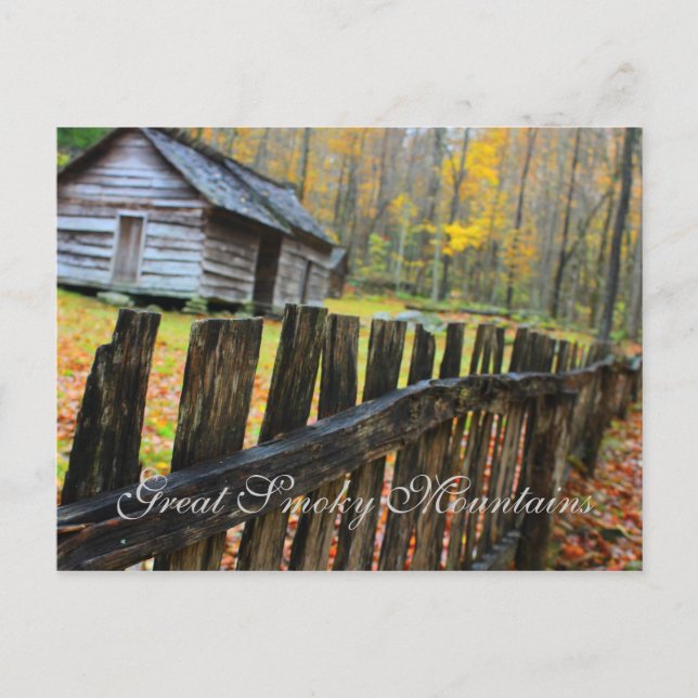 Postal Camino de motor de la horquilla hacia casa (Anverso)