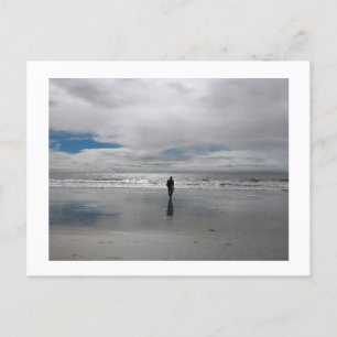 Postal Camino de playa