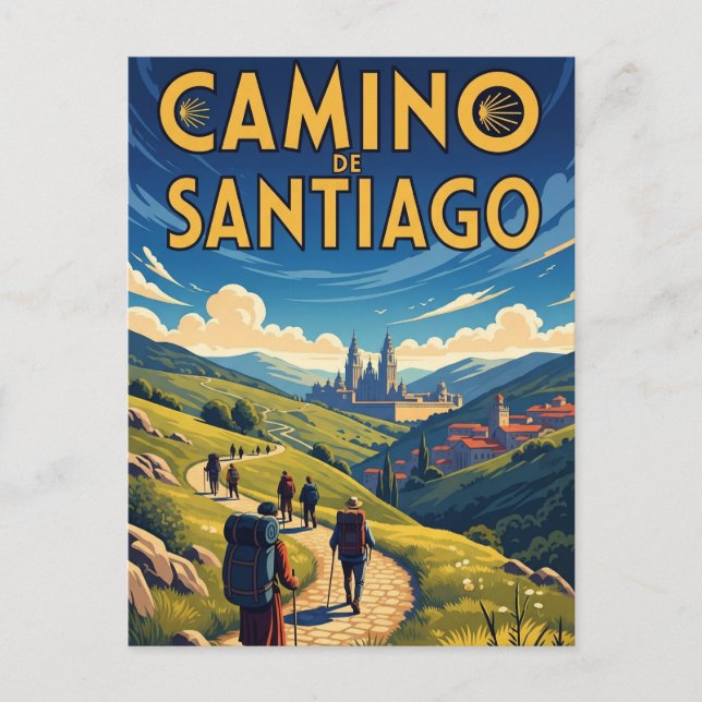 Postal Camino de Santiago (Anverso)