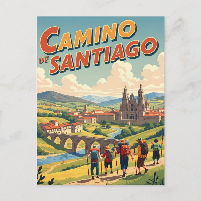Postal Camino de Santiago (Anverso)