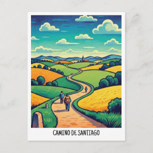 Postal Camino de Santiago Viajes