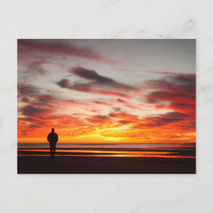 Postal Camino del atardecer