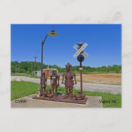 Postal Camino del CVRR: Hombre y familia de hierro