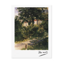 Camino del jardín en Rueil por Édouard Manet