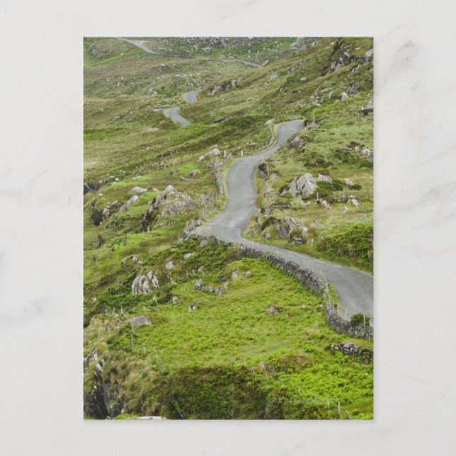 Postal Camino entre Ballaghacahreen y Caherkeen. (Anverso)