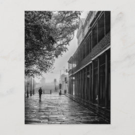 Postal Camino matutino de niebla Jackson Square