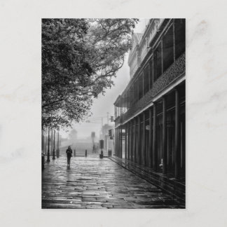 Postal Camino matutino de niebla Jackson Square