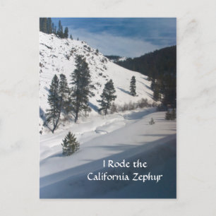Postal Camino por el Zephyr de California