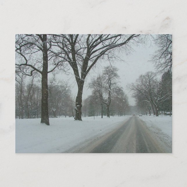 Postal Camino rural en Minnesota (Anverso)