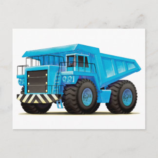 Postal Camión Big Blue Dumper para niños