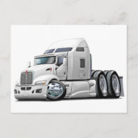 Camión blanco Kenworth 660