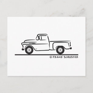 Postal Camión Chevy 1955