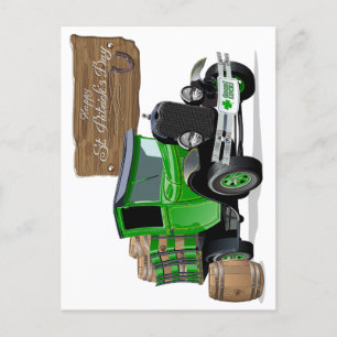 Postal Camión de bomberos de Navidades del Personalizado