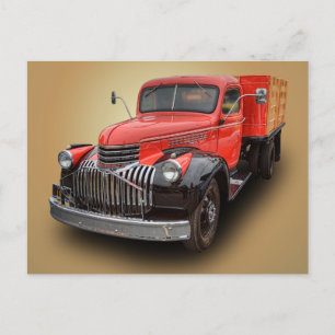 POSTAL CAMIÓN DE CHEVROLET DE 1947